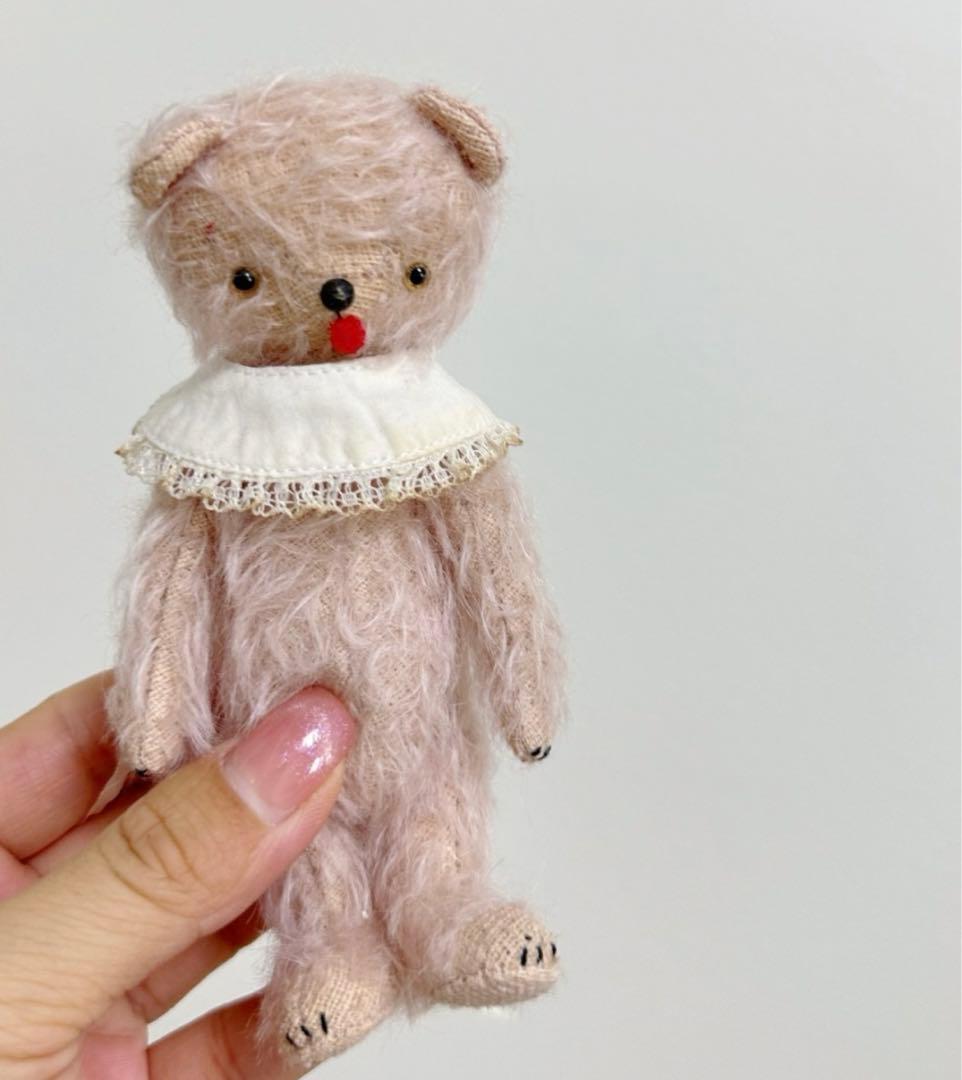 ベロ出しくまさん ぬいぐるみ テディベア ヴィンテージトイ 海外作家様 熊