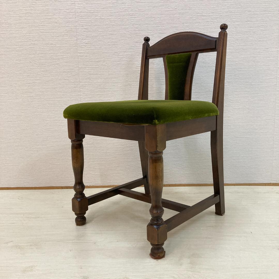 ATLANTA アトランタ チェア　椅子　カントリー　モケットグリーン