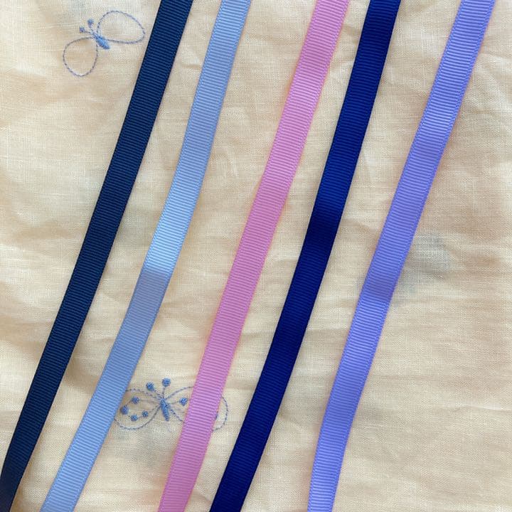 ボラボラ ミナペルホネン ヘアゴム リボン