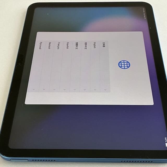 美品　iPad (10世代）Wi-Fi 64GB ブルー フル充電100%