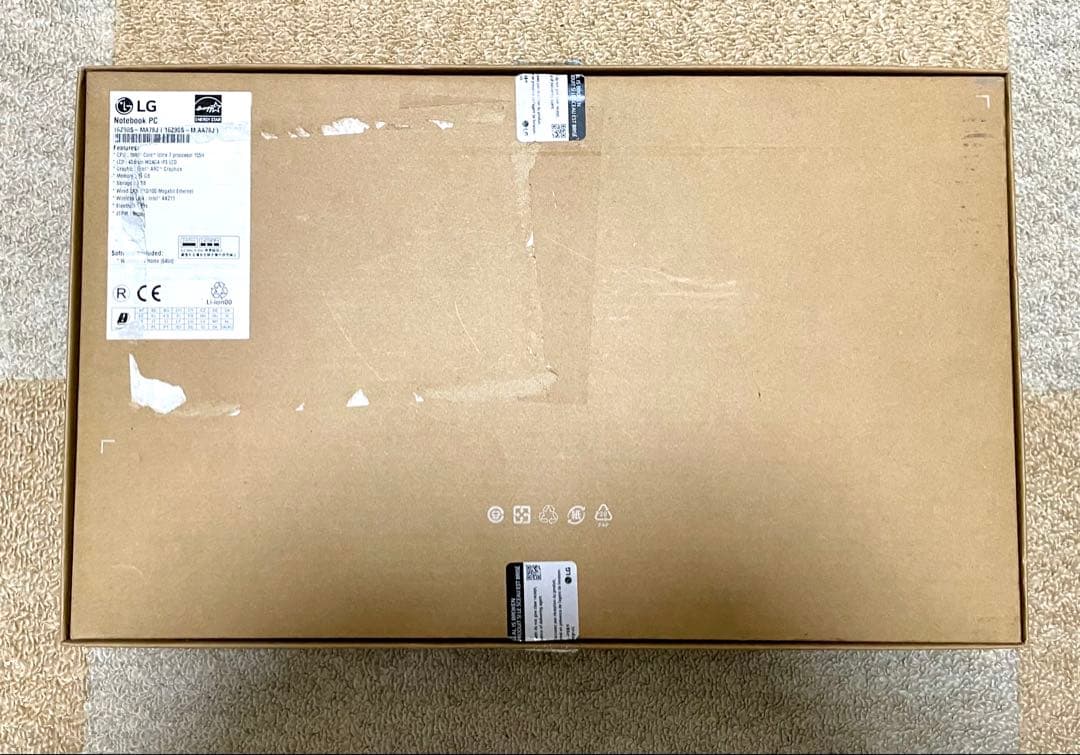 新品同様 LG gram 16Z90S 16GB 1TB Core Ultra7