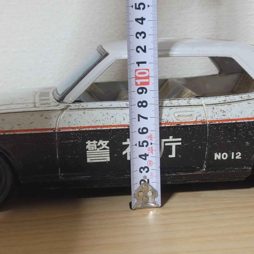 イチコー ブリキ ニッサングロリア パトカー 40cm ジャンク品 昭和レトロ