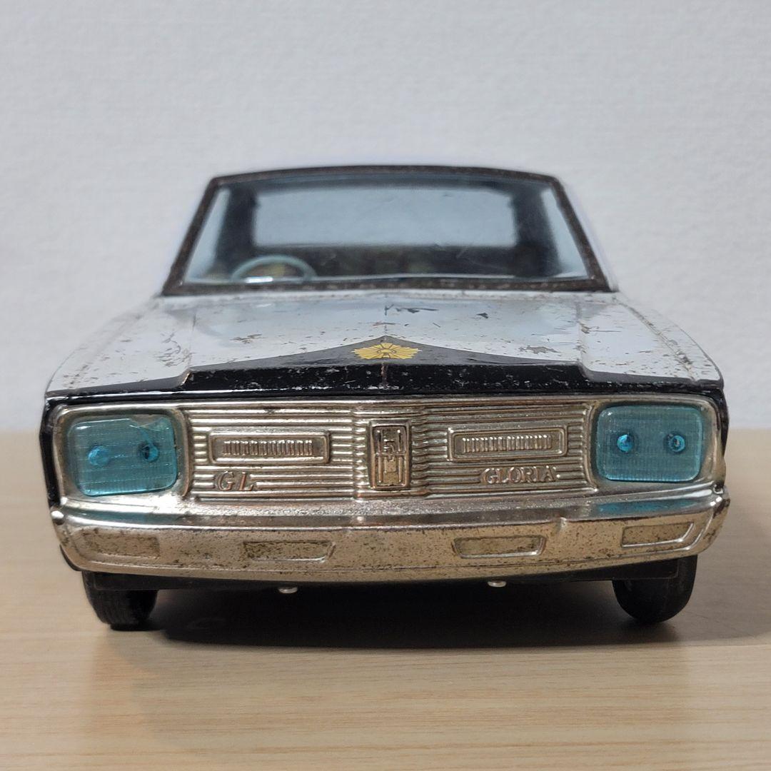 イチコー ブリキ ニッサングロリア パトカー 40cm ジャンク品 昭和レトロ