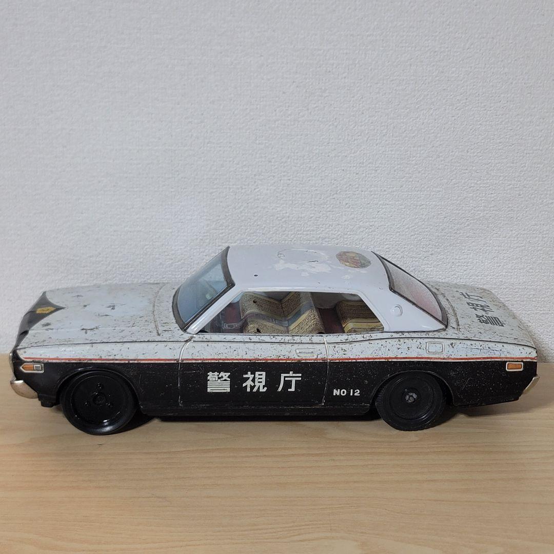 イチコー ブリキ ニッサングロリア パトカー 40cm ジャンク品 昭和レトロ