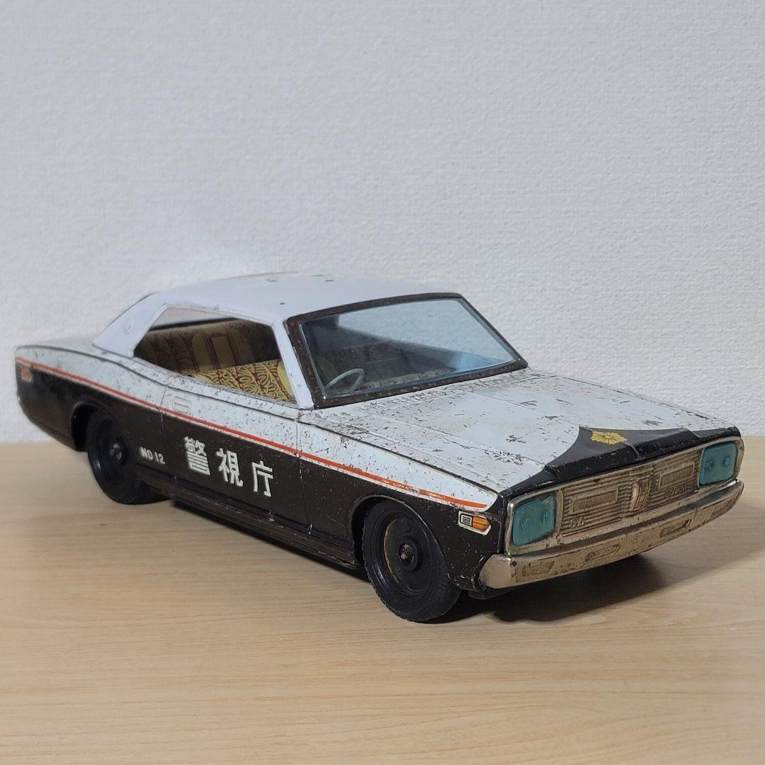 イチコー ブリキ ニッサングロリア パトカー 40cm ジャンク品 昭和レトロ
