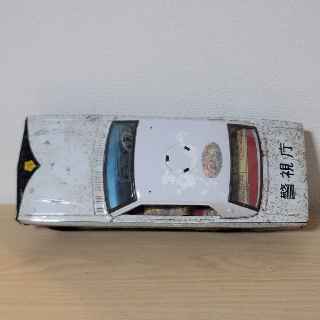 イチコー ブリキ ニッサングロリア パトカー 40cm ジャンク品 昭和レトロ