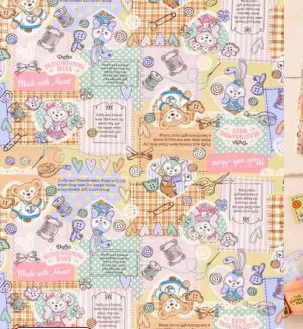 【正規品】ダッフィー生地 ☆お得♪2種セット☆TDS公式 生地 布 新品未開封