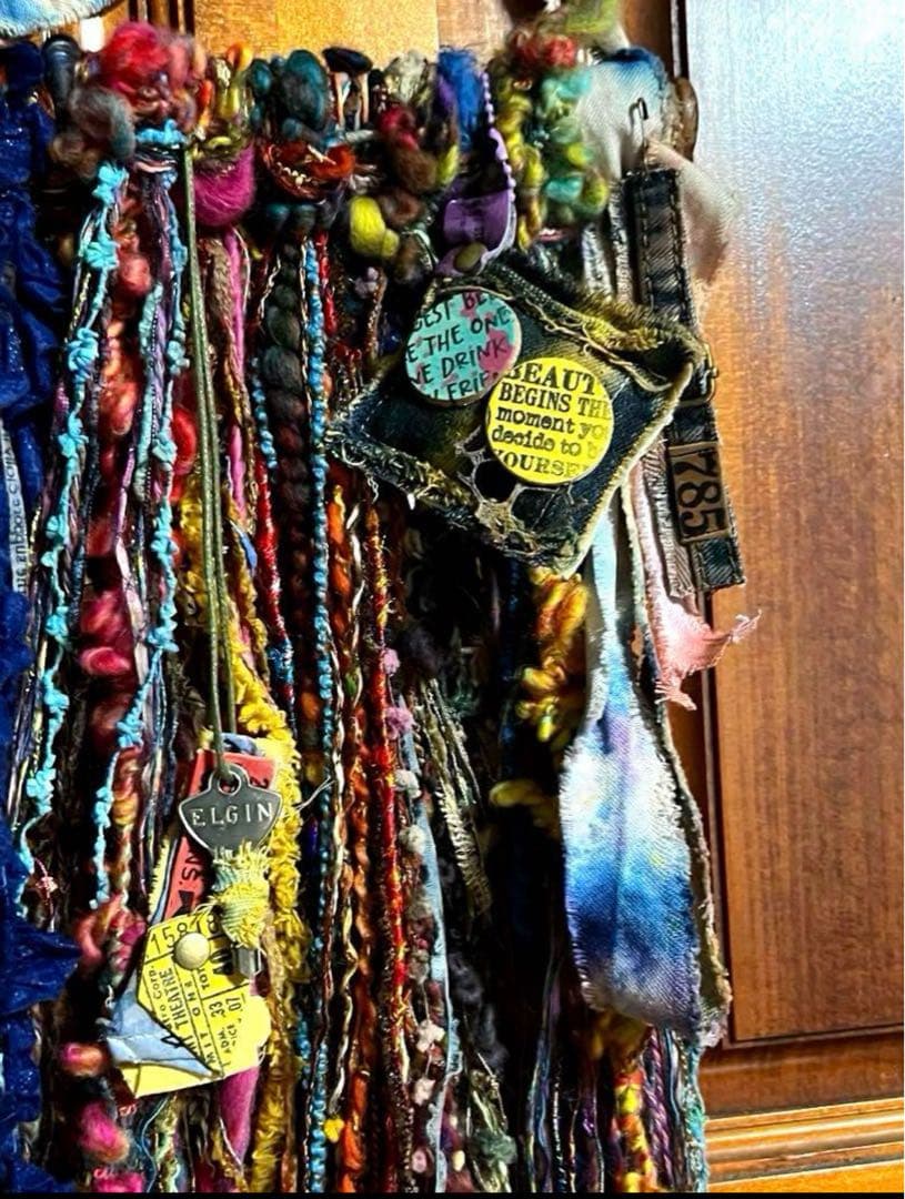 ともなさま♡感謝価格‪ෆ‪ハンドメイド❁アンティーク糸巻きタペストリー