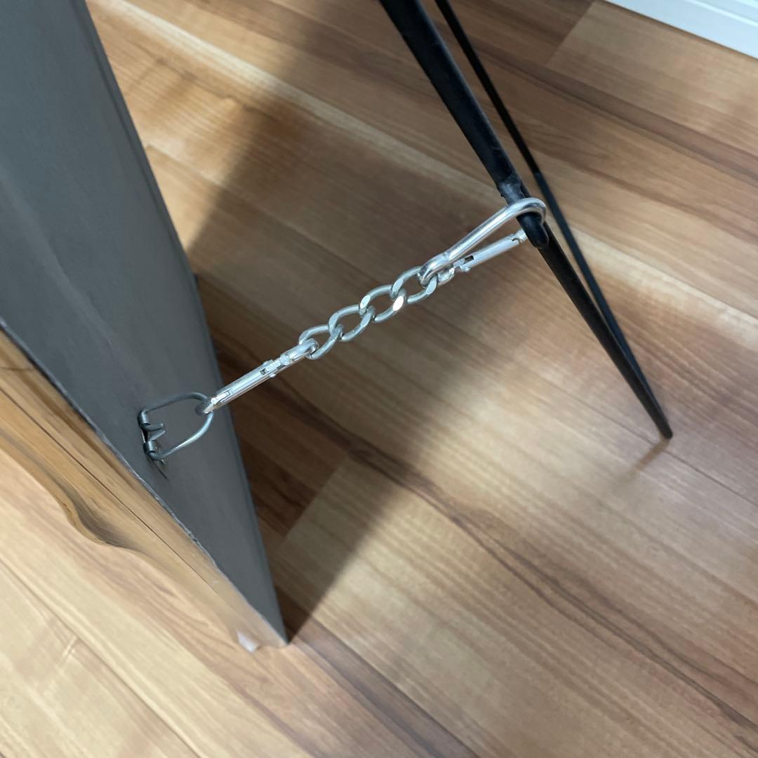 スタンドミラー　全身鏡　アンティーク調　ゴールド　たのメル便　送料込み