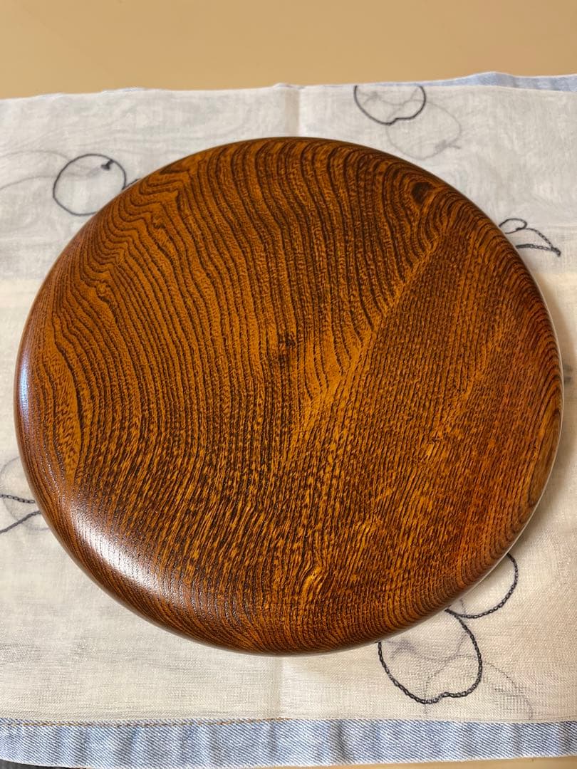 本漆し塗り（日本製）木製cafe丸皿 約24cm カレー皿 菓子皿✴︎10枚セッ
