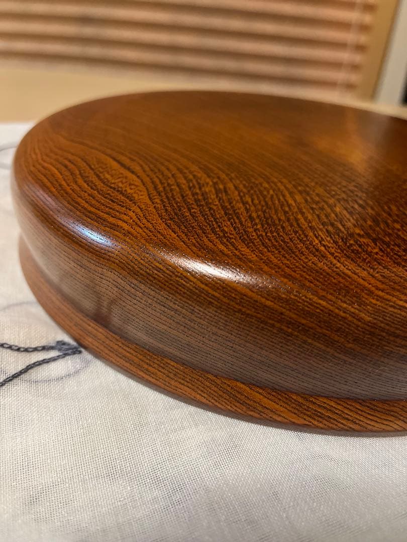 本漆し塗り（日本製）木製cafe丸皿 約24cm カレー皿 菓子皿✴︎10枚セッ