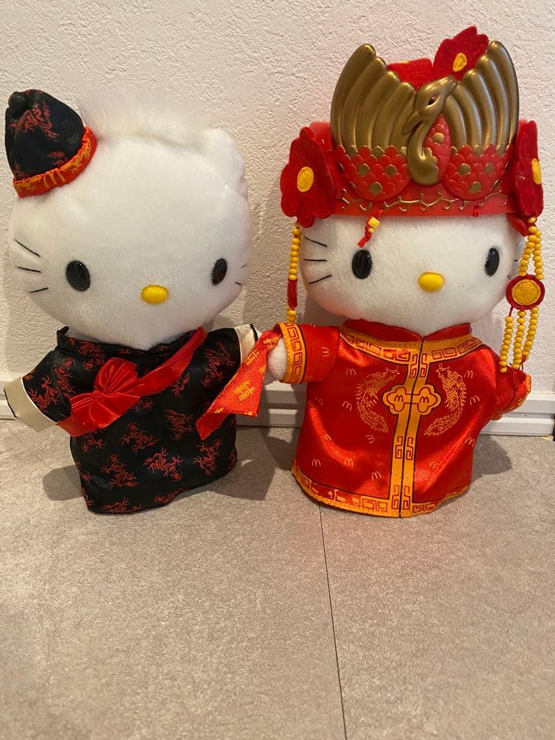 【激レア】1999年 ハローキティ マクドナルド限定ペア タグ付き 平成レトロ