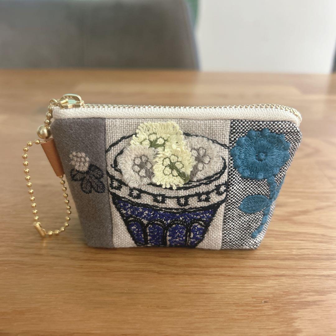 ＊お取り置き中＊ ミナペルホネン　ミニミニポーチ　レア　ハンドメイド