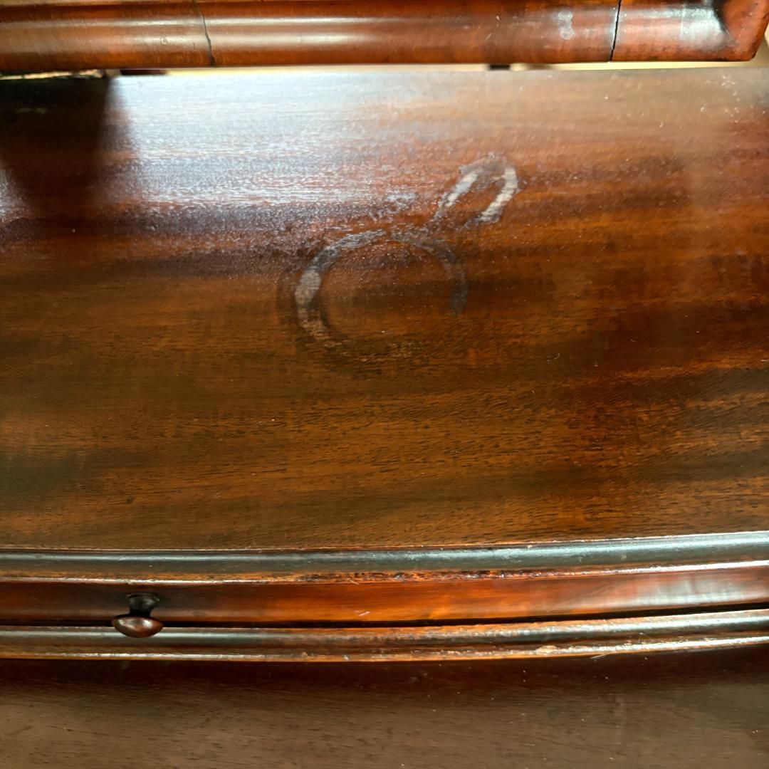 ヴィクトリアン ドレッサーミラー 収納付き アンティーク家具