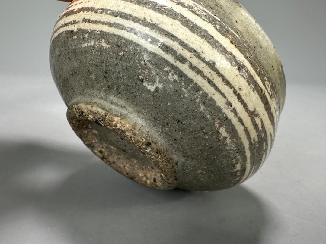 UM12U 朝鮮古美術　李朝時代茶道具　三島象嵌盃　茶碗　時代物古物　韓国美術