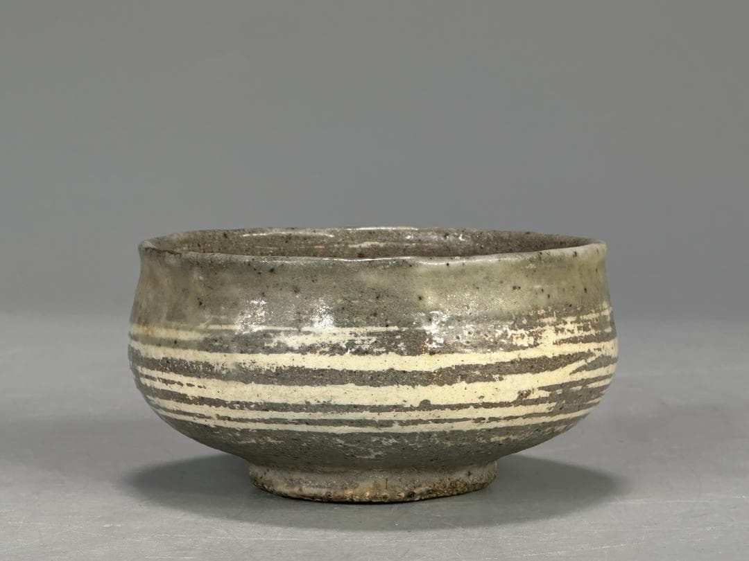 UM12U 朝鮮古美術　李朝時代茶道具　三島象嵌盃　茶碗　時代物古物　韓国美術