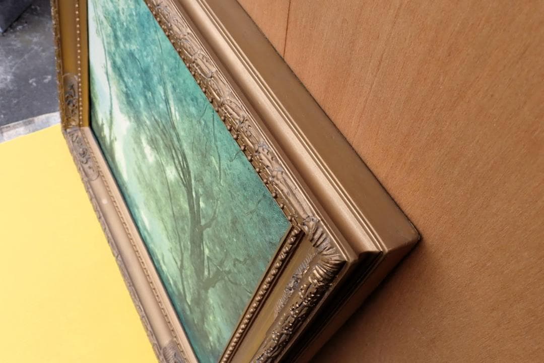 コロー「モルトフォンテーヌの想い出」複製画 額装 絵画 西洋美術 フランス