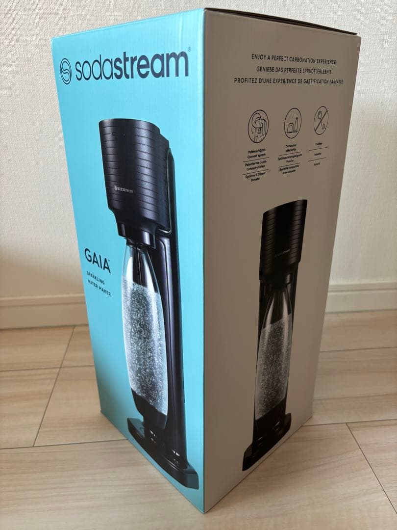 【新品未使用】sodastream GAIA 炭酸水メーカー プレゼント付き