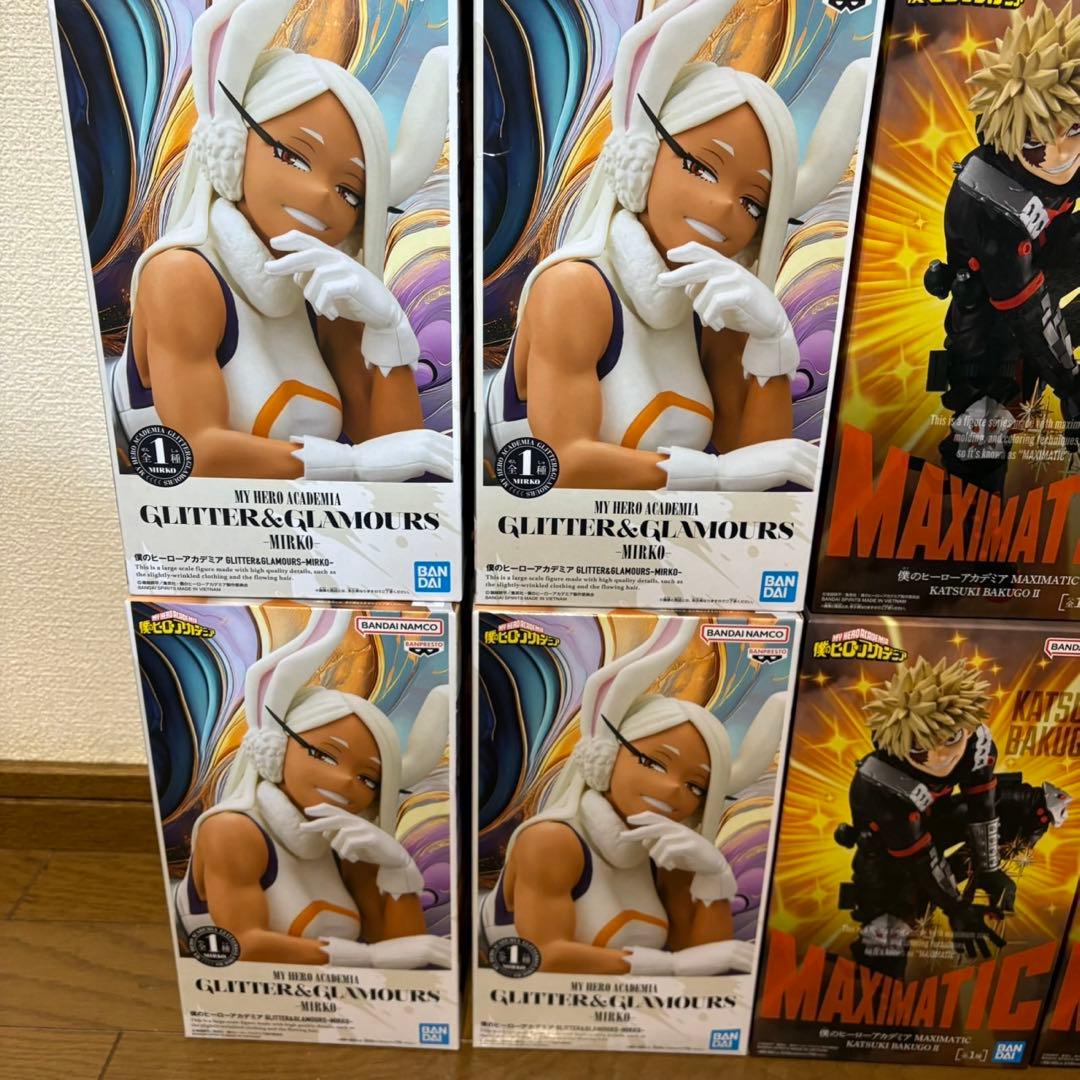 ヒロアカ　フィギュア　爆轟勝己　緑谷出久　ミルコ　トガヒミコ　ダッフルコート