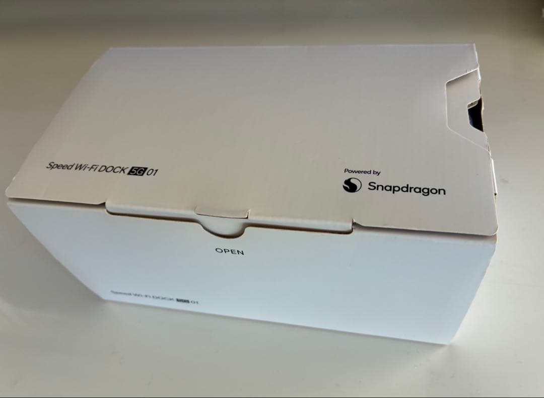 新品　UQ WiMAX　Speed Wi-Fi DOCK 5G 01 ルーター