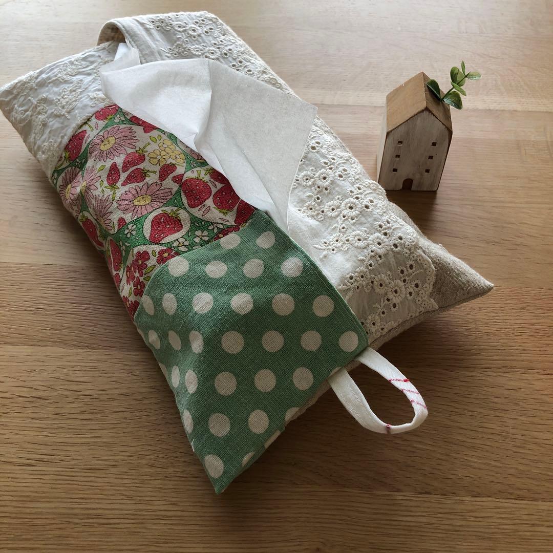 BOX型サイズ（普通）ティッシュカバー　　99 ハンドメイド