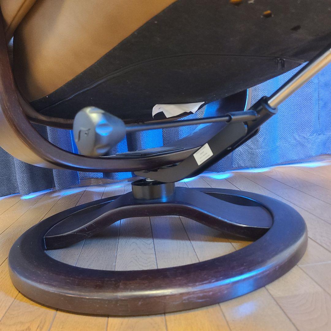 【極美品】シモンズ　イエリアーダ オットマン リクライニングチェア 牛革 ソファ