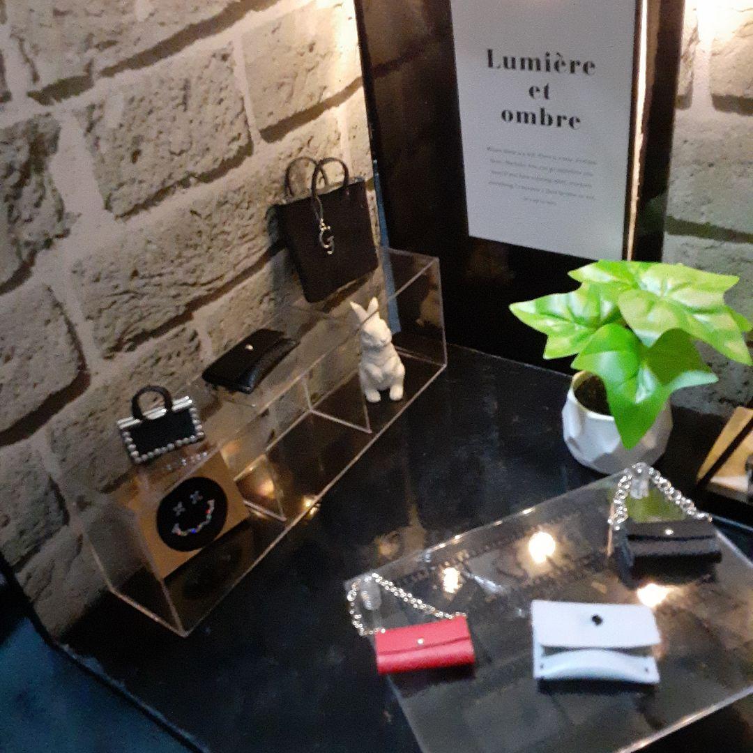 SALE 2Wayブラックモダン メンズドールハウス ミニチュア背景ボード