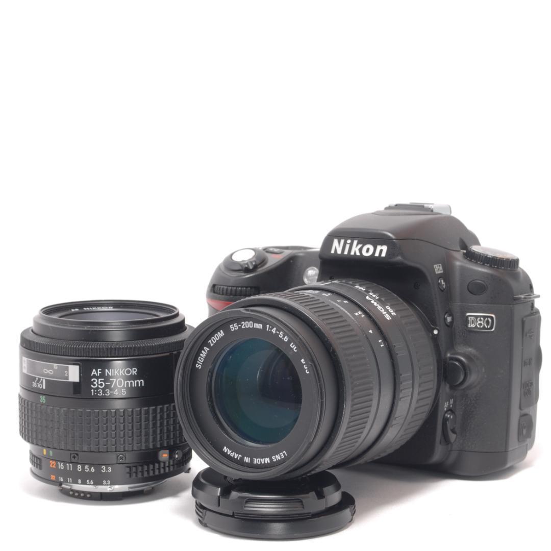 ⭐️ダブルレンズセット⭐️Nikon D80　デジタル一眼レフ　カメラ　ニコン