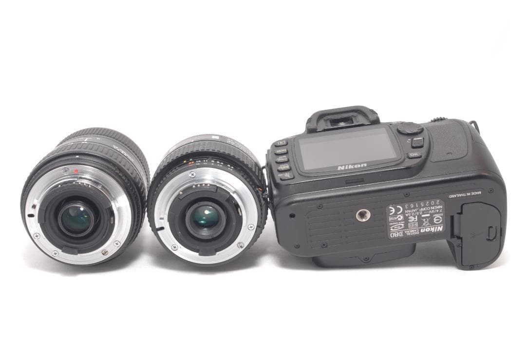 ⭐️ダブルレンズセット⭐️Nikon D80　デジタル一眼レフ　カメラ　ニコン