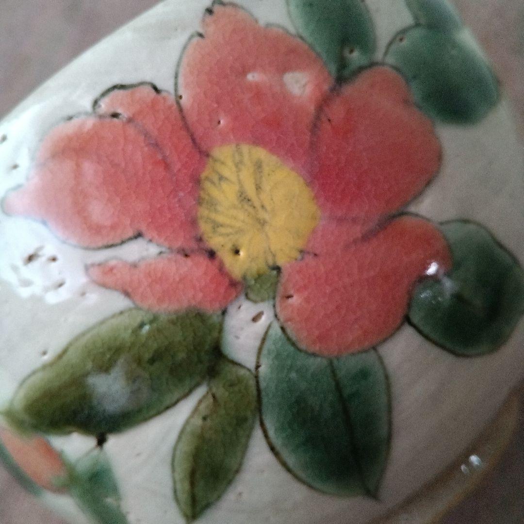 陶あん　京焼　清水焼　中鉢　ボウル　椿