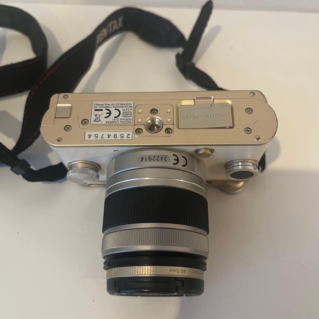 PENTAX Q ミラーレス一眼 レンズ付き 中古 美品 ペンタックス 最終値