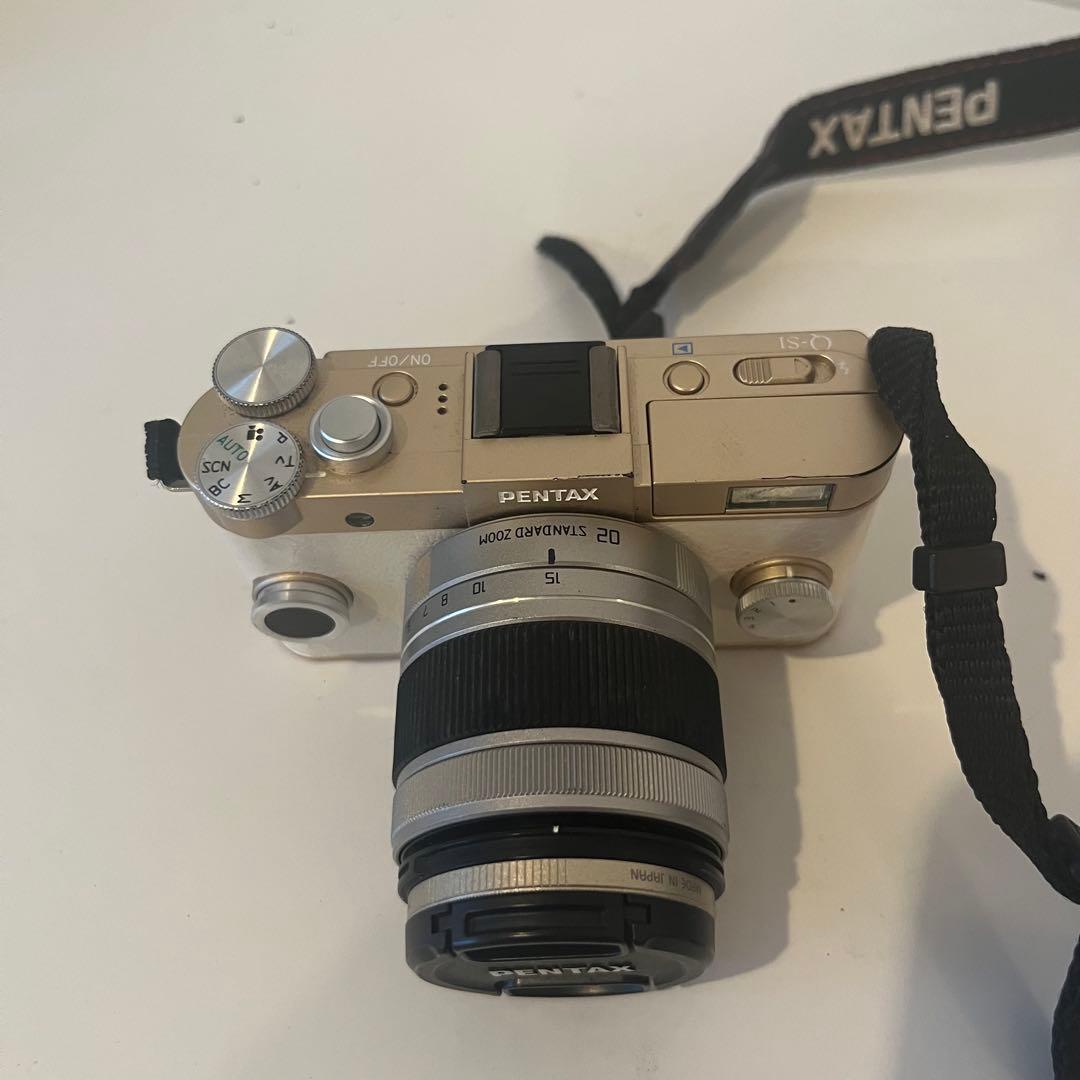 PENTAX Q ミラーレス一眼 レンズ付き 中古 美品 ペンタックス 最終値