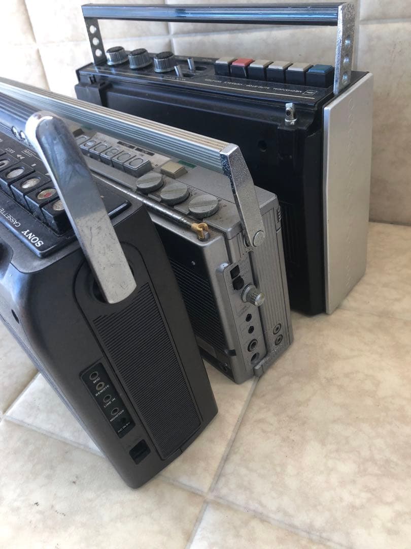 SONY ラジカセ　CF-1950など3台ジャンク(G42)