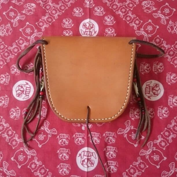 レザー　ウエストバック