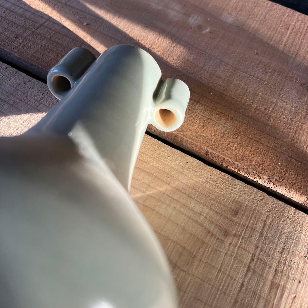 実家整理 先先代の茶道具　古い花瓶　中国？