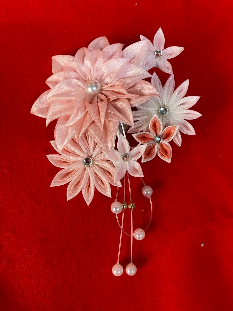 東京久月　つまみ細工羽子板・アクリルケース・間口約１５×奥行約１３×高さ約１８㎝