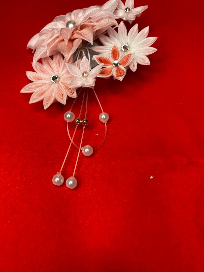 東京久月　つまみ細工羽子板・アクリルケース・間口約１５×奥行約１３×高さ約１８㎝