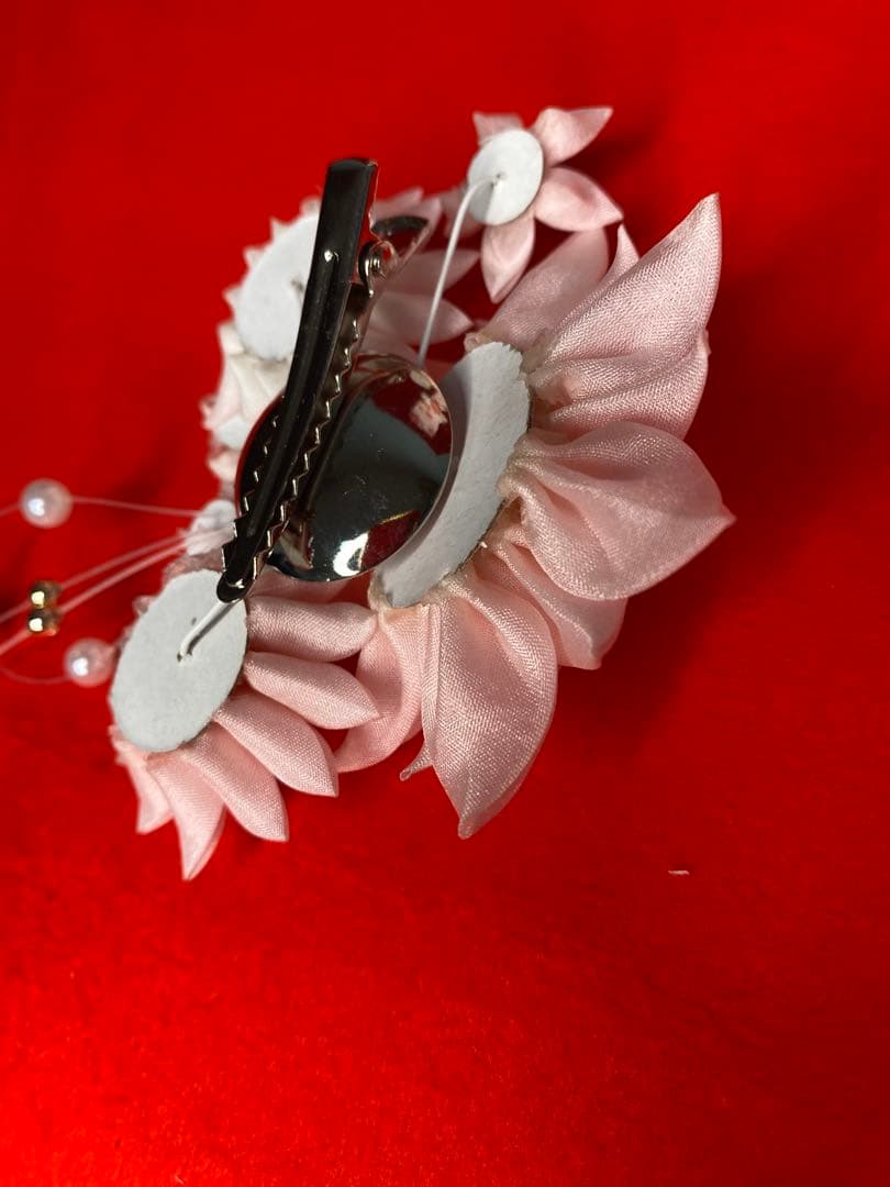 東京久月　つまみ細工羽子板・アクリルケース・間口約１５×奥行約１３×高さ約１８㎝