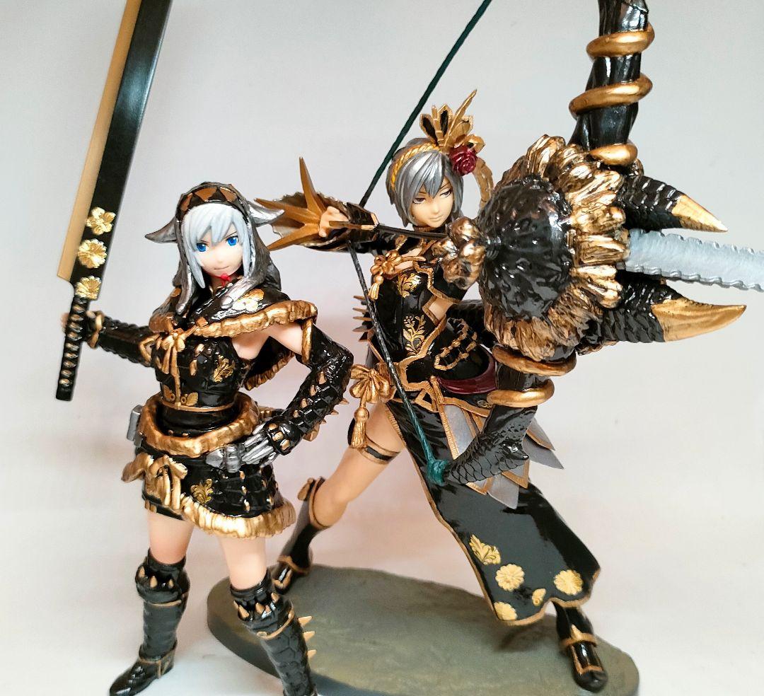 モンスターハンター　女ガンナー　リペイントフィギュア　MonsterHunter
