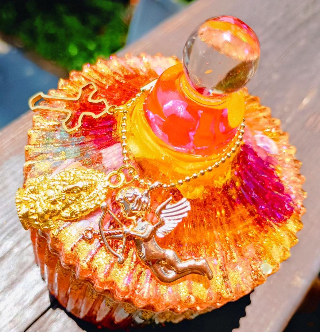 ボンボニエール✧ORANGE✧GOLD✧オルゴナイト
