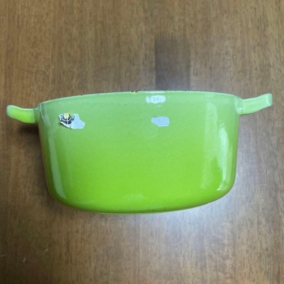LE CREUSET 両手鍋 グリーン 18cm