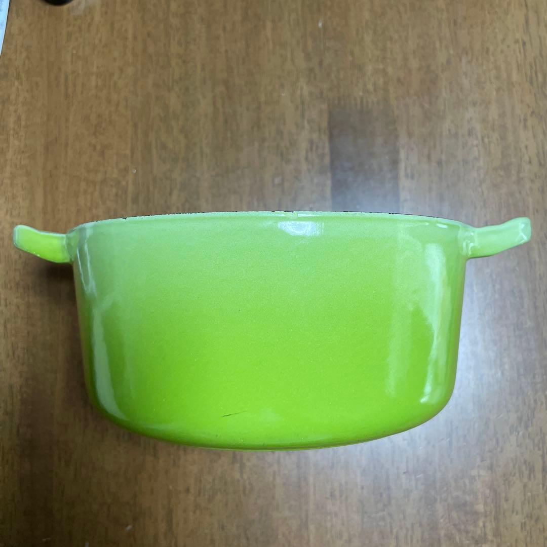 LE CREUSET 両手鍋 グリーン 18cm