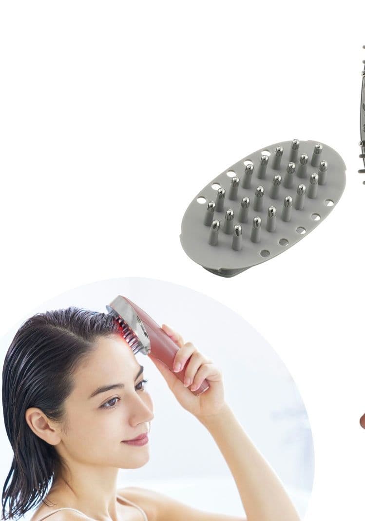 【美品】樋口式 頭筋ストレッチブラシ　ホームケア　エステ　美顔器