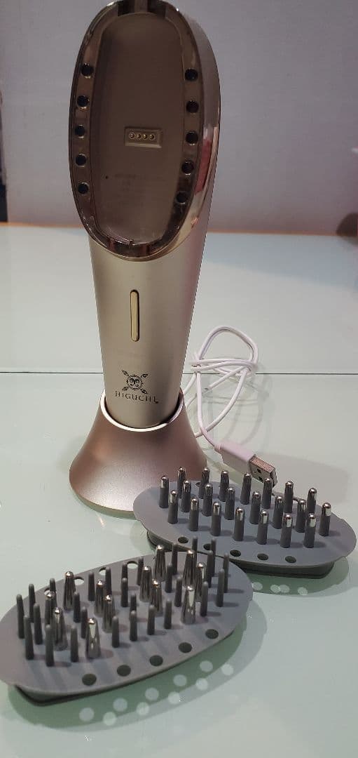 【美品】樋口式 頭筋ストレッチブラシ　ホームケア　エステ　美顔器