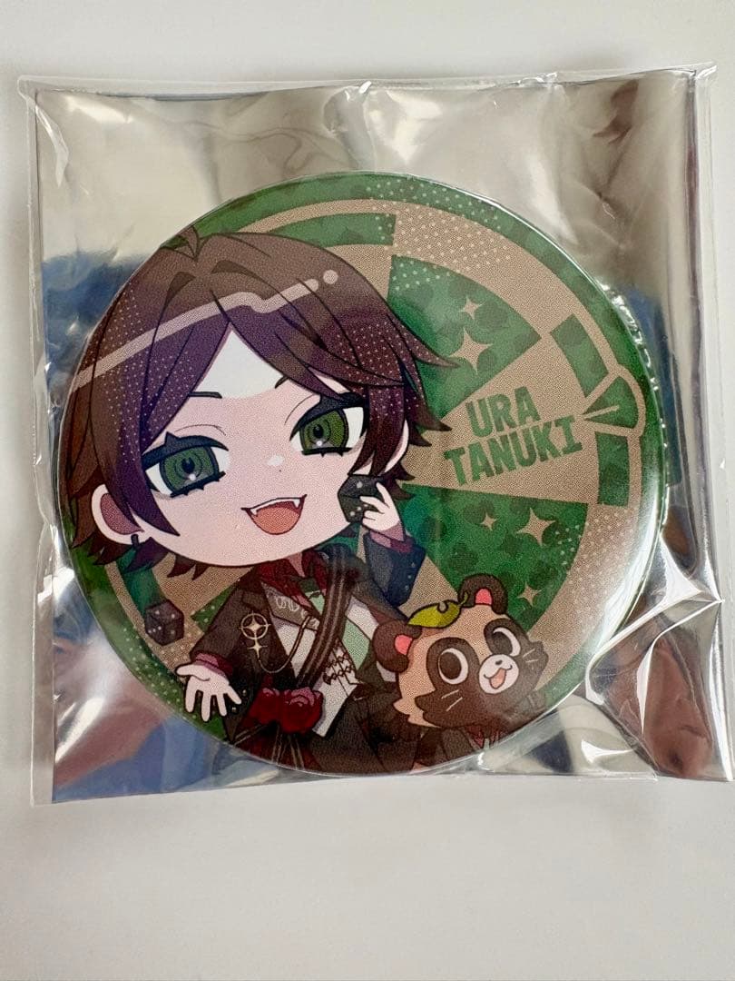 2024.2025 そらまふうらさか　うらたぬき缶バッジ