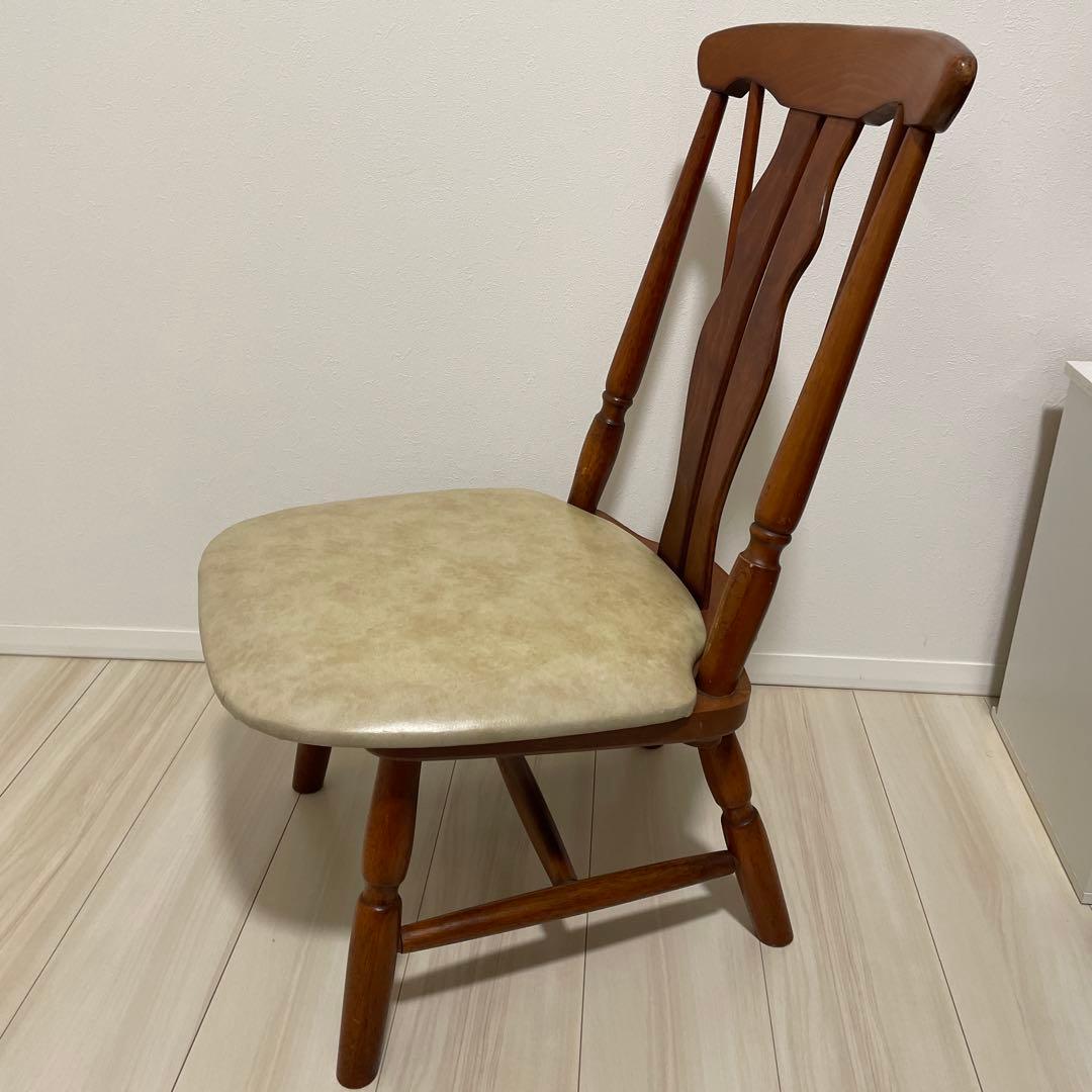 MATSUDA製　ローチェア　アンティーク　松田家具　昭和レトロ