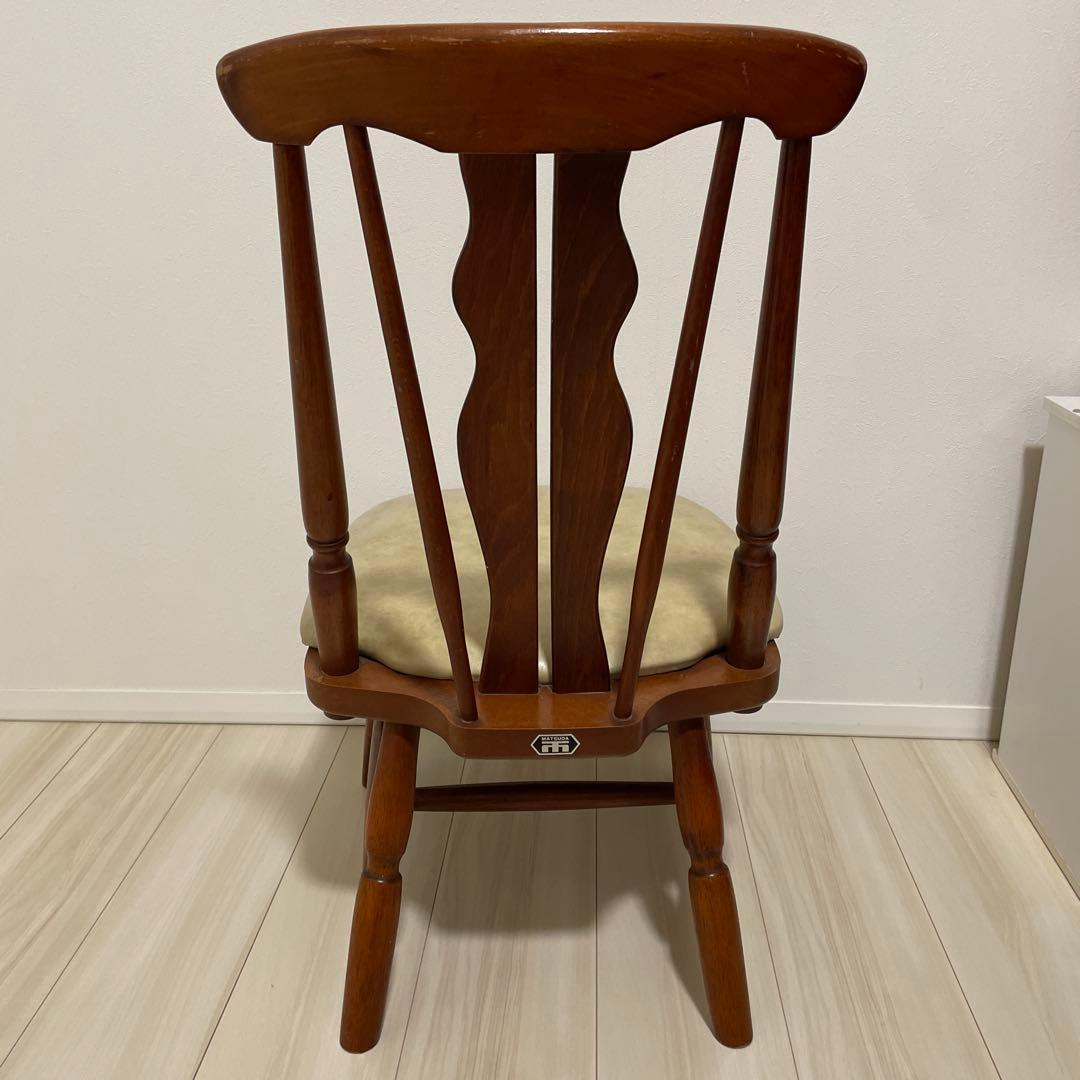 MATSUDA製　ローチェア　アンティーク　松田家具　昭和レトロ