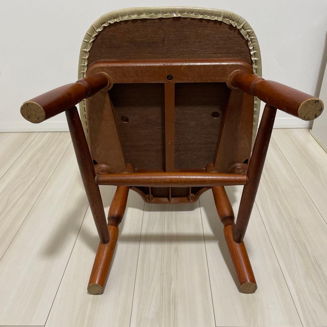 MATSUDA製　ローチェア　アンティーク　松田家具　昭和レトロ