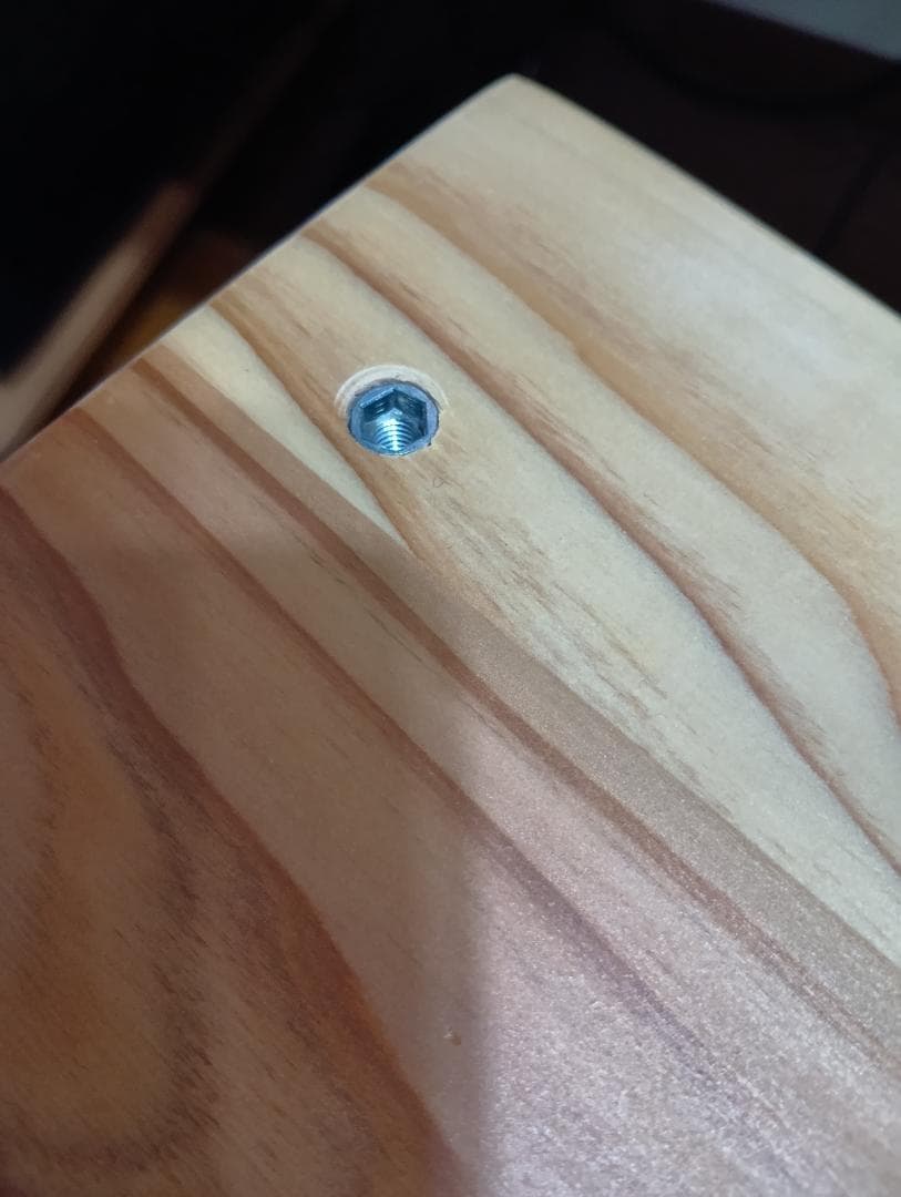 KANADEMONO THE SHELF 杉 × 黒スチール 110cm