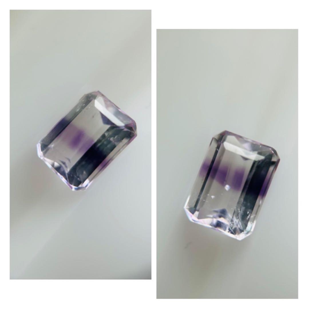 (M0309-7)  『スーパーセブン』天然バイカラークォーツ　1.632ct